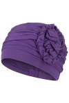 Christine Headwear Lotus Turban Bandeau, Blue, Taille Unique aux Femmes