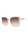 SHANGYUN Lunettes de Soleil Mode Femmes rétro Rivet Cadre Lunettes de Soleil Nuances UV400 Multi