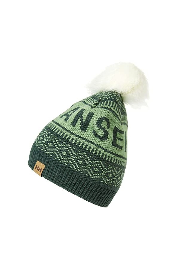 Helly Hansen Champow Bonnet Beanie , Vert, Taille Unique Mixte Adulte