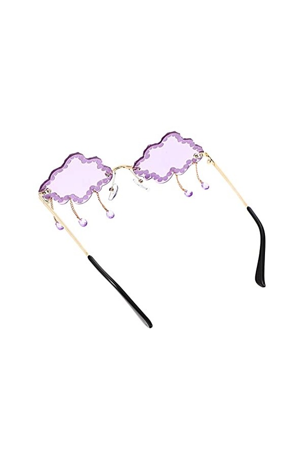 Toddmomy 1 Paire Lunettes De Soleil Nuage Lunettes Des Années 70 Des Lunettes De Soleil Lunettes Hippies B0by4rj1sf Aux Femme