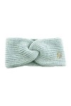 Tommy Hilfiger TH Timeless Headband Bonnet tricoté, Breezy Blue, Taille Unique Femme