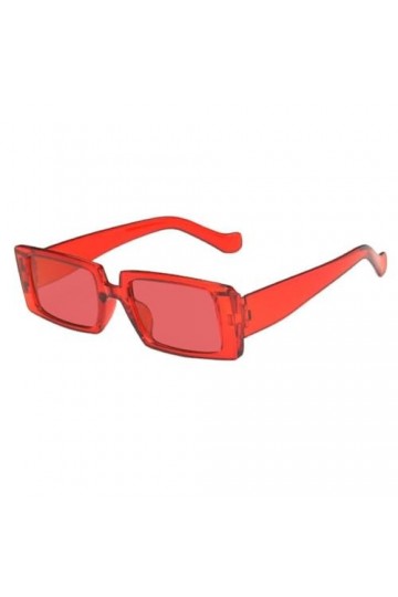 MUTYNE Lunettes de Soleil Rétro Rectangle Étroit Femmes Hommes Vintage Rectangulaire Tendance Femmes Lunettes de Soleil Carré
