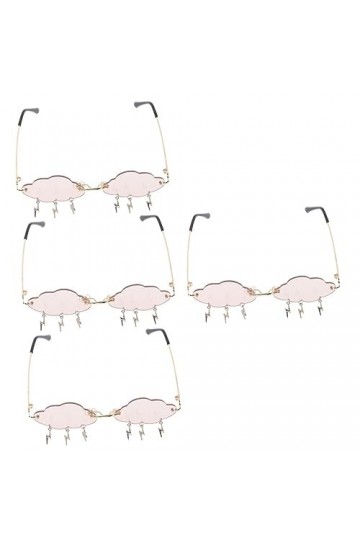 GALPADA 2 Pièces Lunettes De Soleil Nuage Lunettes Drôles Lunettes De Soleil Soirée Disco Lunettes Disco Il Pleut Accessoires