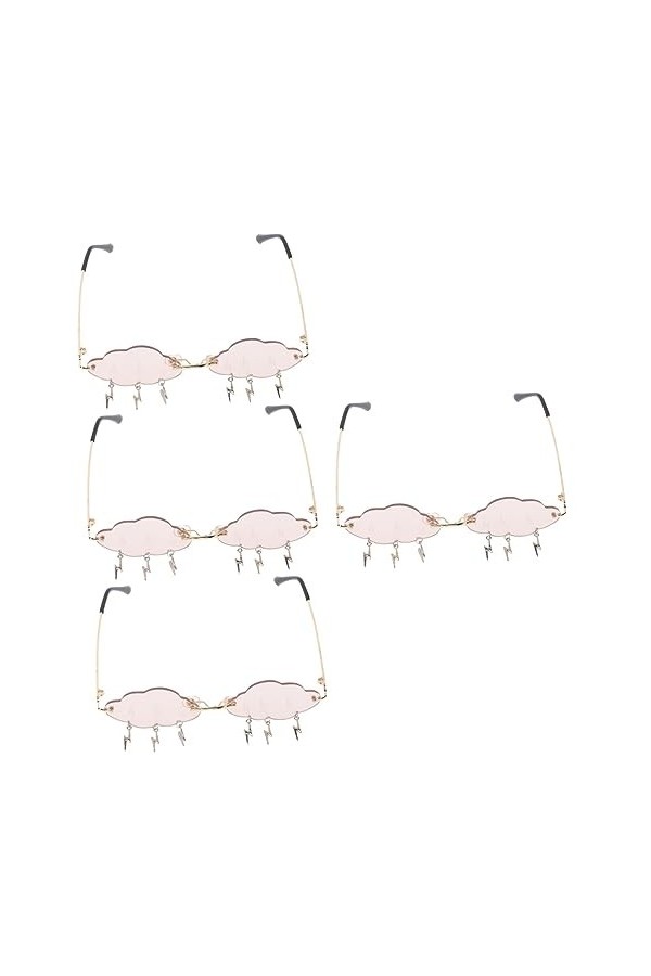GALPADA 2 Pièces Lunettes De Soleil Nuage Lunettes Drôles Lunettes De Soleil Soirée Disco Lunettes Disco Il Pleut Accessoires