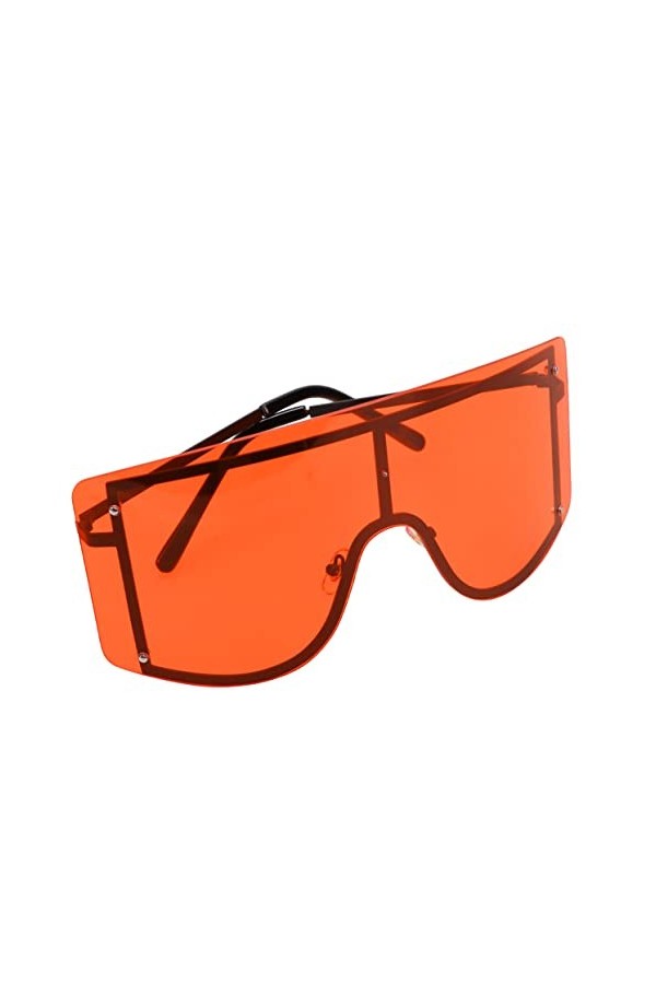 COOLHIYA 1 Paire De Vêtements Décoration Hommes Lunettes De Soleil Lunettes De Soleil À La Mode Lunettes De Soleil DÉté Lune