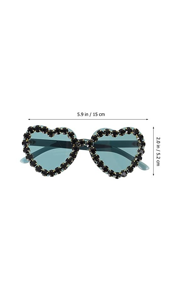 Abaodam 1 Pc Lunettes De Soleil Lunettes Verres Acryliques Lunettes De Soleil Femme Coeur Lunettes Coeur Cadeau Personnalisé 
