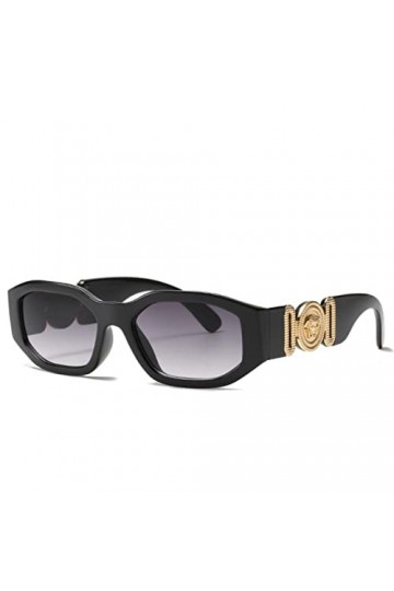 Steampunk à la Mode Lunettes de Soleil irrégulières pour Femmes Hommes créateur de Mode Lunettes de Soleil Femme Vintage rétr