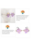Gadpiparty Lunettes De Soleil Rave Party Lunettes De Soleil Lunettes Pour Femmes En Forme De Lunettes De Soleil En Forme De C