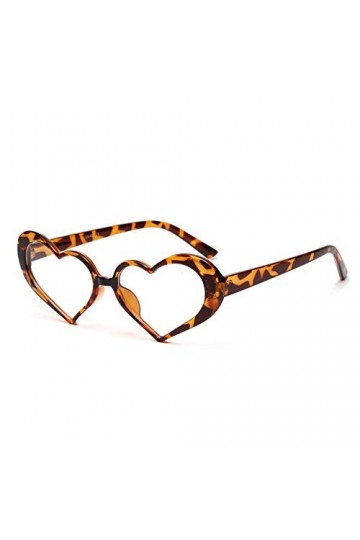 2THTHT2 Coeur Lunettes De Soleil Femmes Mode Lentille Claire Conception Lunettes De Soleil Shades Filles Amour Coeur en Forme