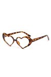 2THTHT2 Coeur Lunettes De Soleil Femmes Mode Lentille Claire Conception Lunettes De Soleil Shades Filles Amour Coeur en Forme