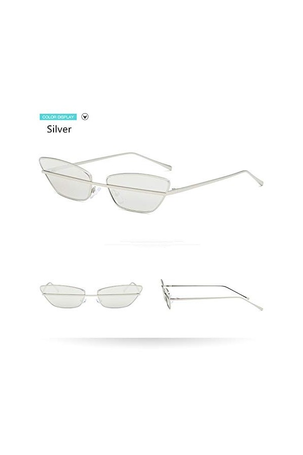 2THTHT2 Lunettes De Soleil Cat Eye Femmes Designer Lunettes De Soleil Mode Marque Silver
