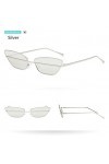 2THTHT2 Lunettes De Soleil Cat Eye Femmes Designer Lunettes De Soleil Mode Marque Silver