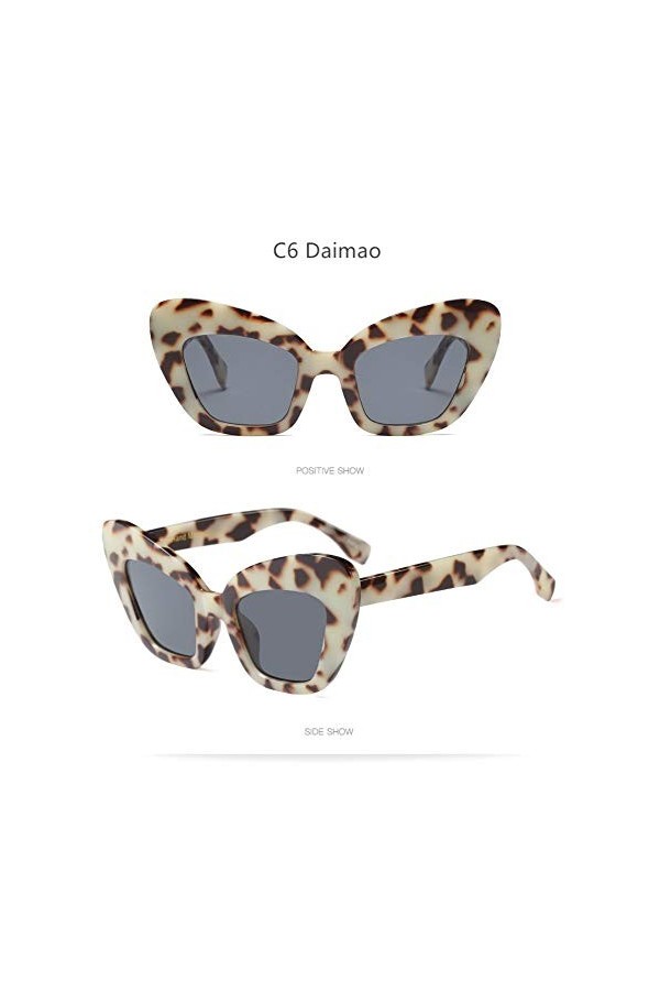 2THTHT2 Lunettes De Soleil Papillon Grand Cadre Femmes Retro&nbsp;&nbsp;&nbsp;Daimao