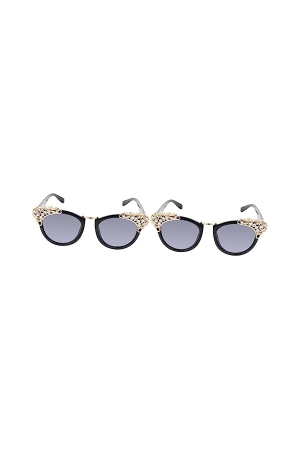 SOIMISS 2 Pièces Diamant Lunettes De Soleil Dames Lunettes De Soleil Lunettes De Mode Pour Les Femmes Lunettes De Soleil Carr