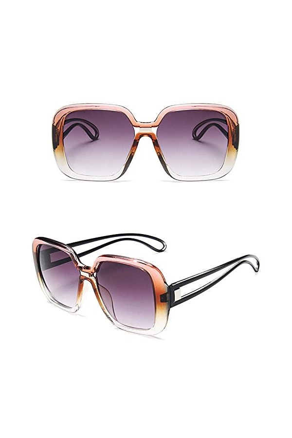 WQZYY&ASDCD des Lunettes De Soleil Femme Homme Lunettes De Soleil Femme Lunettes Ombre Lunettes De Soleil Femme-Orange