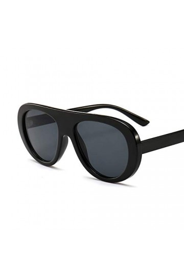 2THTHT2 Lunettes De Soleil Rondes Oversize Femme Lunettes De Soleil Ovales De