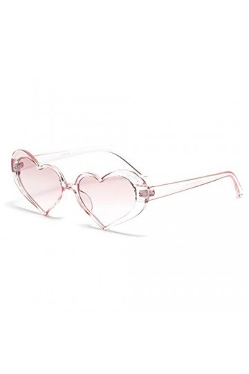 2THTHT2 Coeur Lunettes De Soleil Femmes Mode Lentille Claire Conception Lunettes De Soleil Shades Filles Amour Coeur en Forme