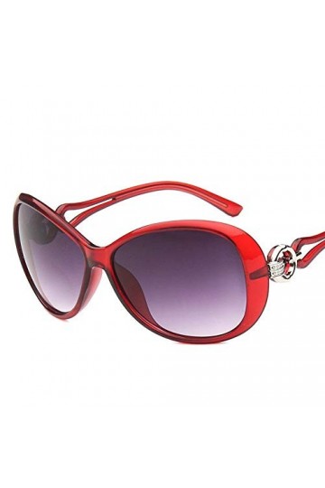 2THTHT2 Lunettes De Soleil Femme Marque Designer Lunettes De Soleil Oversize Classiques Uv400&nbsp;&nbsp;&nbsp;Vin Rouge