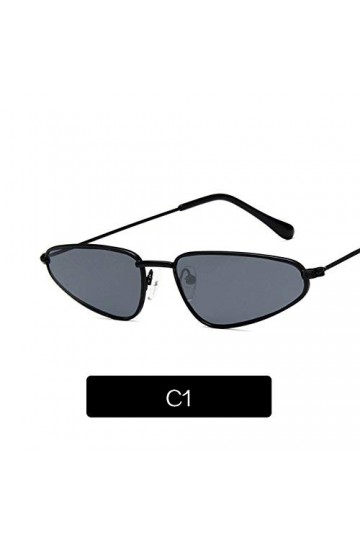 2THTHT2 Cat Eye Lunettes De Soleil Femme Petit Cadre Catwalk Lunettes De Soleil Femme