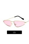 2THTHT2 Cat Eye Lunettes De Soleil Femme Petit Cadre Catwalk Lunettes De Soleil Femme