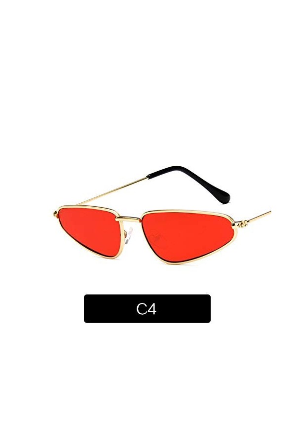2THTHT2 Cat Eye Lunettes De Soleil Femme Petit Cadre Catwalk Lunettes De Soleil Femme