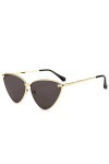 2THTHT2 Lunettes De Soleil Vintage Femmes Cat Eye Lunettes De Soleil Femme Océan Transparent&nbsp;&nbsp;&nbsp;Noir