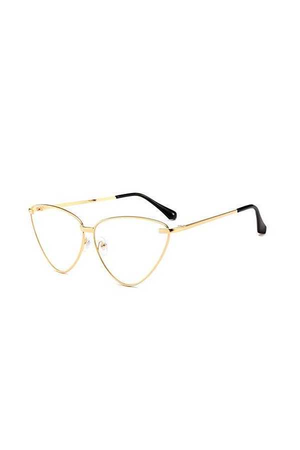 2THTHT2 Lunettes De Soleil Vintage Femmes Cat Eye Lunettes De Soleil Femme Océan Transparent&nbsp;&nbsp;&nbsp;Clair