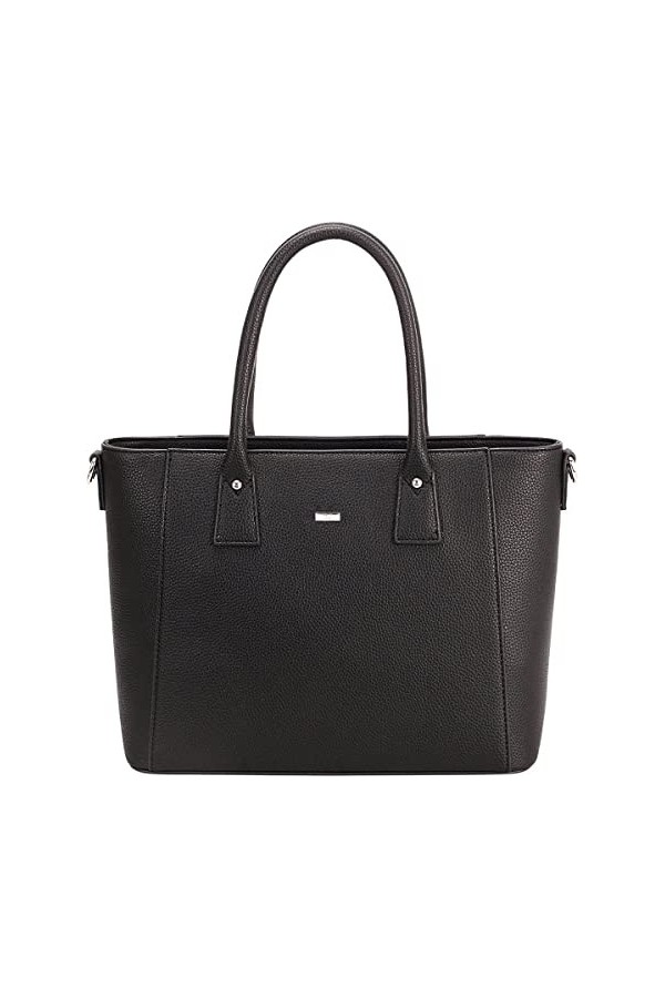 David Jones - Sac à Main Femme - Cabas Fourre-Tout Cuir PU Porté Epaule Bandoulière - Multi Poche Plusieurs Compartiments - S
