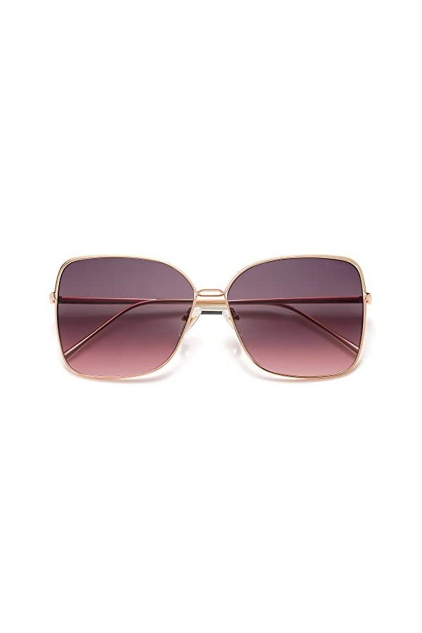 SOJOS Grandes lunettes de soleil carrées surdimensionnées pour femmes Grandes lunettes de soleil style designer SJ1082
