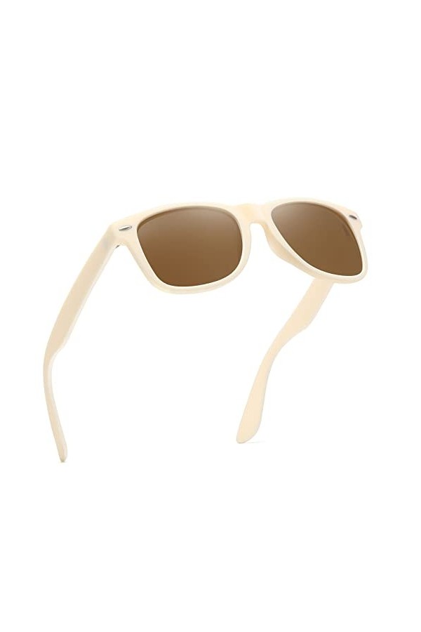 wearPro Lunettes de Soleil Polarisées Pour Hommes et Femmes Protection Style Classique Ultralégères Verres Anti-Reflets Condu