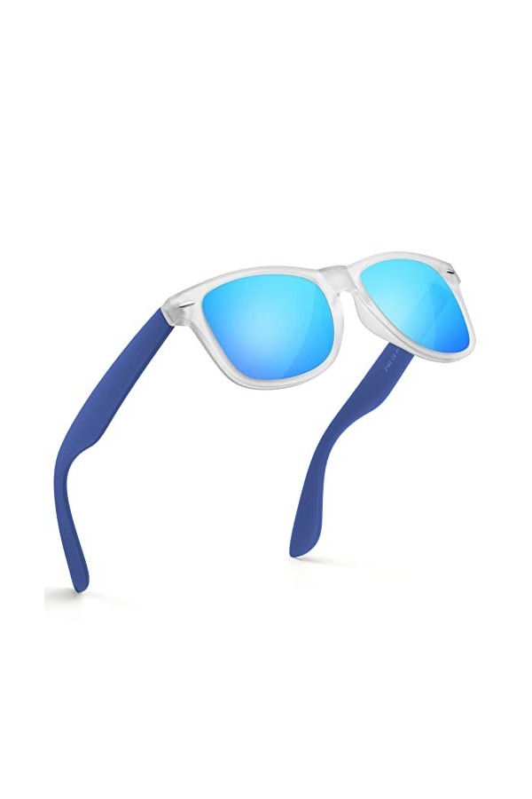 wearPro Lunettes de Soleil Polarisées Pour Hommes et Femmes Protection Style Classique Ultralégères Verres Anti-Reflets Condu