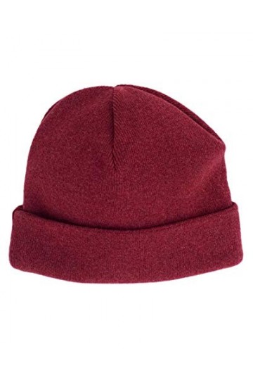 FosterNatur, Bonnet classique en laine mérinos avec doublure en coton., Elk, taille unique