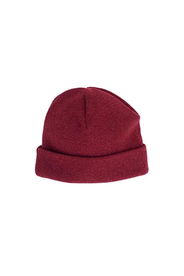 FosterNatur, Bonnet classique en laine mérinos avec doublure en coton., Elk, taille unique