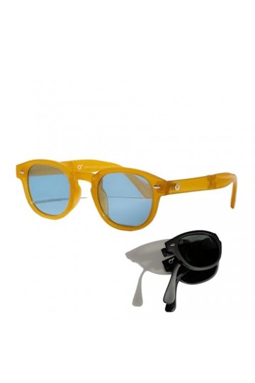 OS SUNGLASSES Lunettes De Soleil Polarisé Lunettes Pliante Polarisées Rétro Lunettes De Soleil Pliables Pour Femme Homme Prot