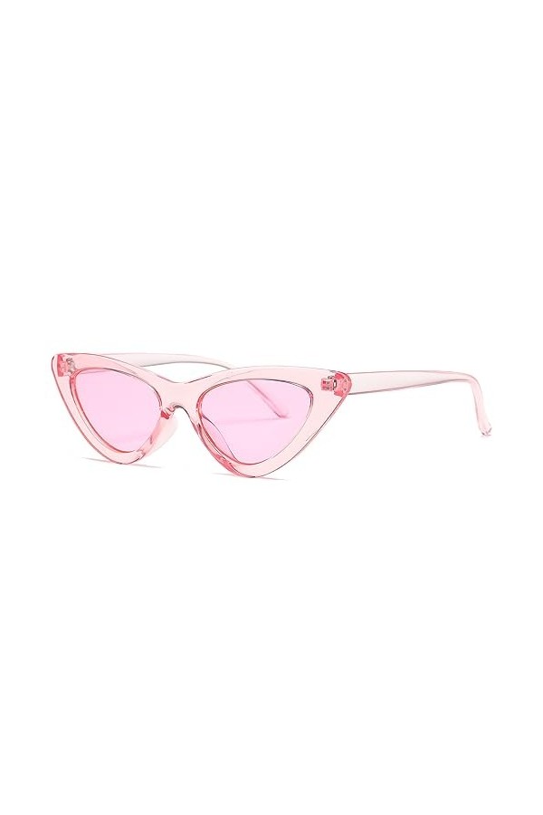 kimorn Œil De Chat lunettes de soleil pour femmes Clout Goggles Charnières métalliques K0566 Noir 