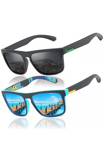 LEDING&BEST Lunettes de Soleil polarisées Homme Femme/Sports de Plein air dété Conduite pêche Alpinisme Lunettes de Soleil H