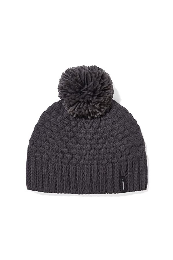 Berghaus Bonnet à Pompon Edo pour Femme, Grey Pinstripe, Taille Unique