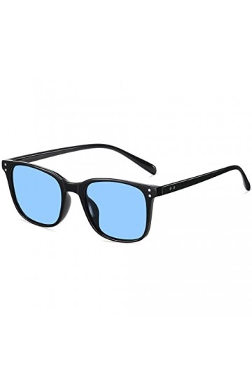 SHEEN KELLY TR90 Polarized Moscot Lunettes De Soleil Carrées pour Hommes Femmes Noir Monture Lunettes Downey Iron Man Voir à 