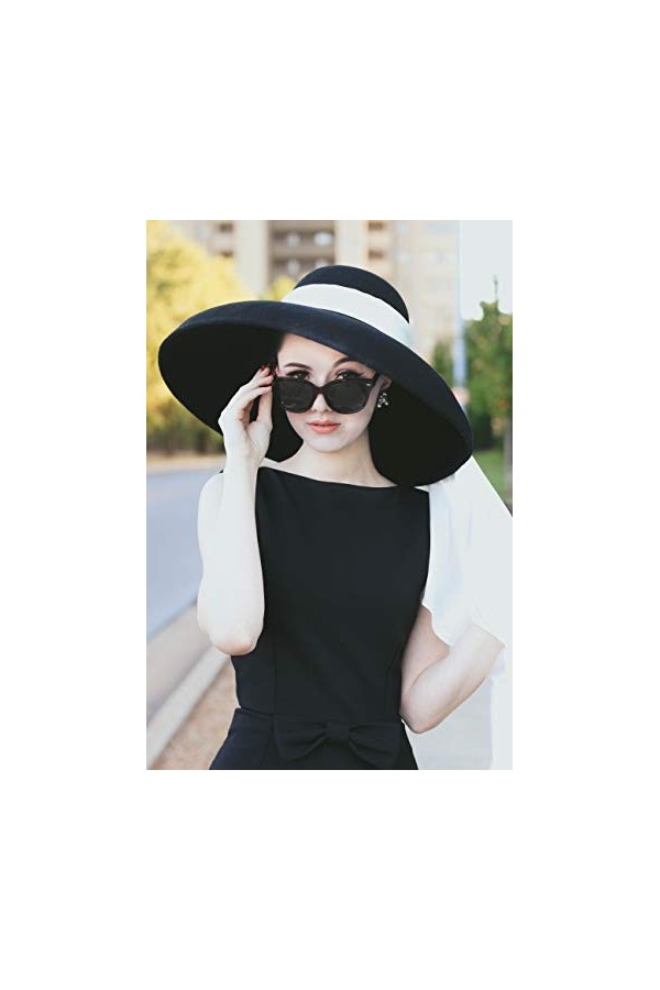 Utopiat lunettes de soleil vintage à yeux de chat écaille de tortue rétro inspirées par le style audrey hepburn