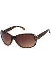 styleBREAKER Lunettes de soleil papillon pour femmes avec strass et dégradé, forme papillon 09020054, couleur:Monture marron 
