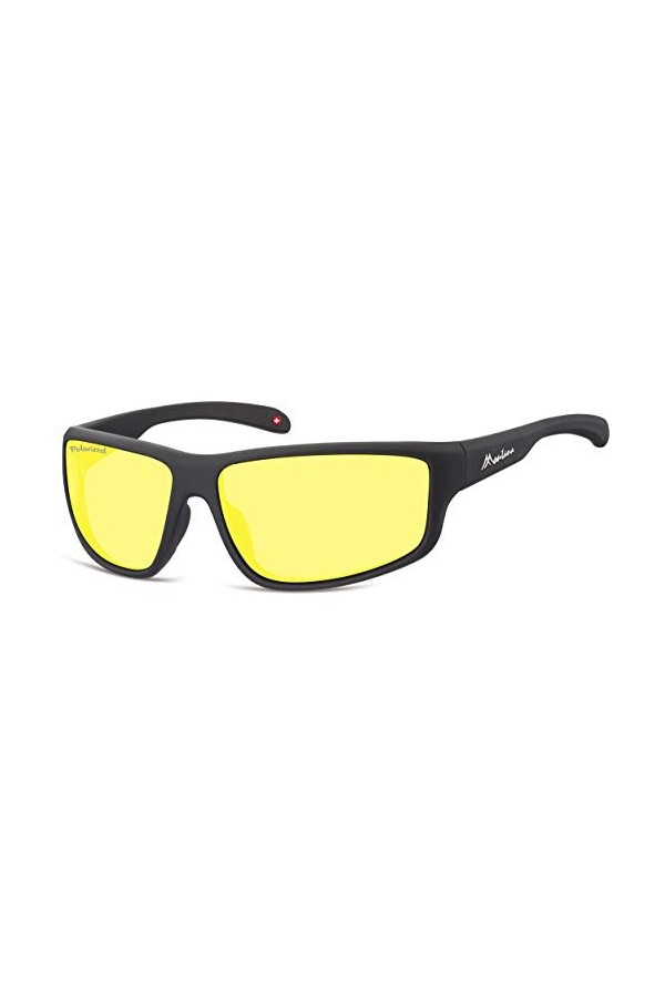 Montana SP313F Lunettes de Soleil, Noir, 63 Unisex