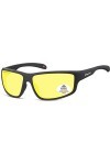 Montana SP313F Lunettes de Soleil, Noir, 63 Unisex