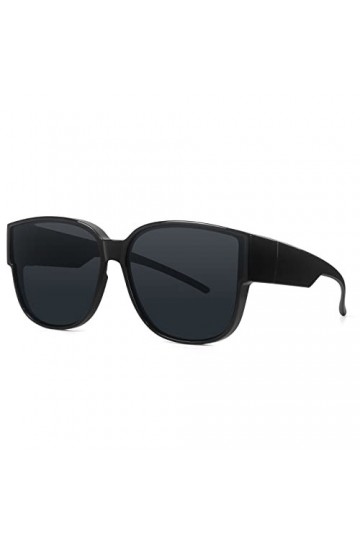 LVIOE Sur Lunettes de Soleil Polarisées pour Femmes et Hommes, Clip Sur lunettes de Soleil Protection anti UV 400