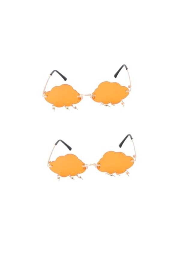 ABOOFAN 2 Paires De Lunettes De Soleil Nuage Lunettes De Soleil Sans Monture Pour Lunettes De Soleil Fantaisie Lunettes De So