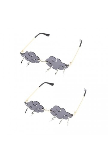 Abaodam 2 Pièces Pas De Lunettes De Soleil Enfants Soleil Sans Monture Lunettes De Soleil De Fête Dr?les Cool Lunettes De Sol