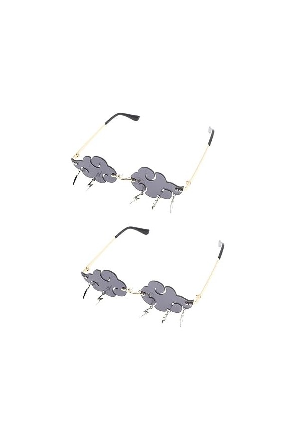 Abaodam 2 Pièces Pas De Lunettes De Soleil Enfants Soleil Sans Monture Lunettes De Soleil De Fête Dr?les Cool Lunettes De Sol