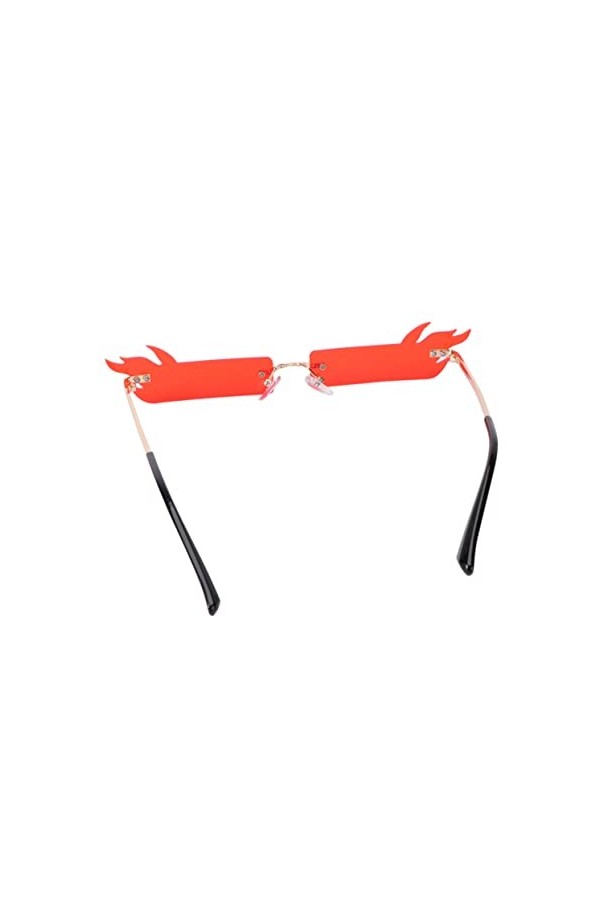 Didiseaon 2 Pièces Lunettes Drôles Lunettes De Maquillage Lunettes De Soleil Déguisées Lunettes Sans Monture Lunettes Rétro L