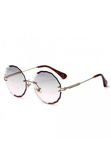 LUOXUEFEI De Soleil Lunettes Lunettes De Soleil Rondes Pour Femmes Lunettes De Soleil Marron DÉté Femme