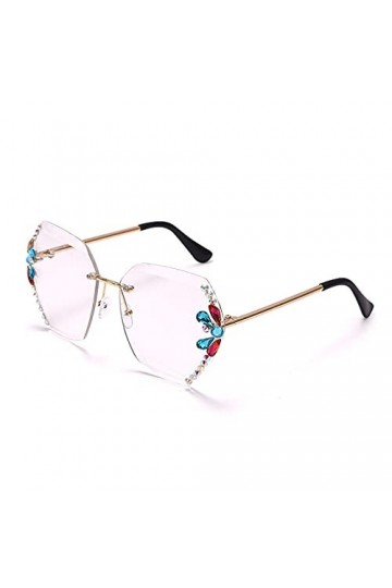 LUOXUEFEI De Soleil Lunettes Lunettes De Soleil Sans Monture Femmes Hommes Lunettes De Soleil