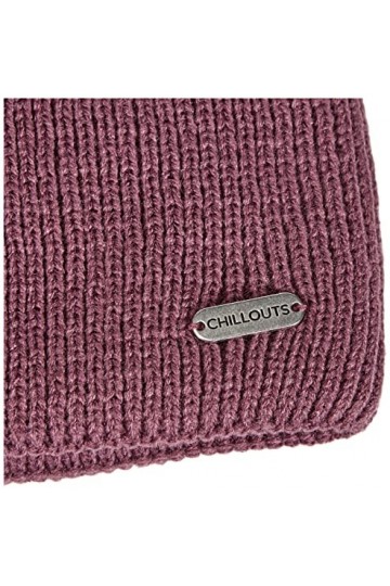 Chillouts Chapeau Melissa Bonnet, Prune, Taille Unique Femme